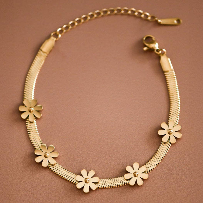 Golden Daisy Drift Bracelet