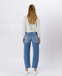 High Rise Barrel Jeans