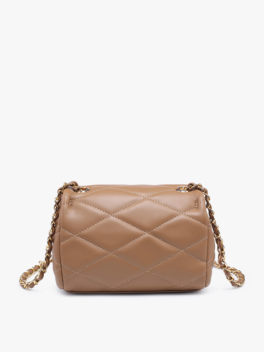 Prague Quilted Crossbody w/ Chain Strap