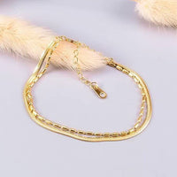 The Golden Muse Layered Bracelet
