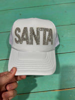 Rhinestone SANTA Trucker