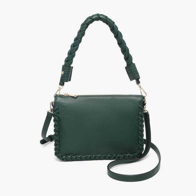 Judith Whipstitch Trim Shoulder Bag