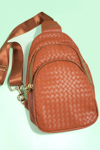 Braided Weave Crossbody Bag