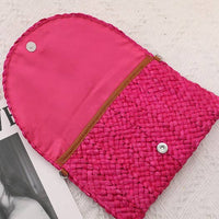Eloise Straw Crossbody Bag