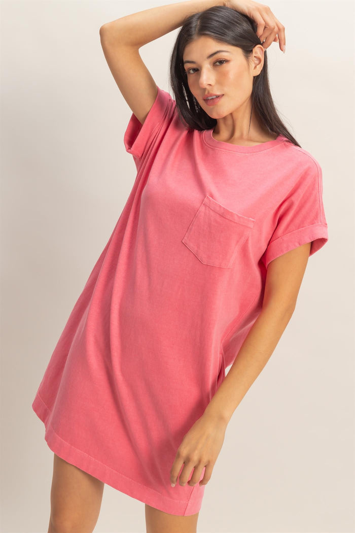 The Coffee Run Tee Dress