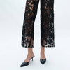 Daydream Black Denim Lace Pants