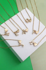 Heartfelt Initial Pendant Necklace