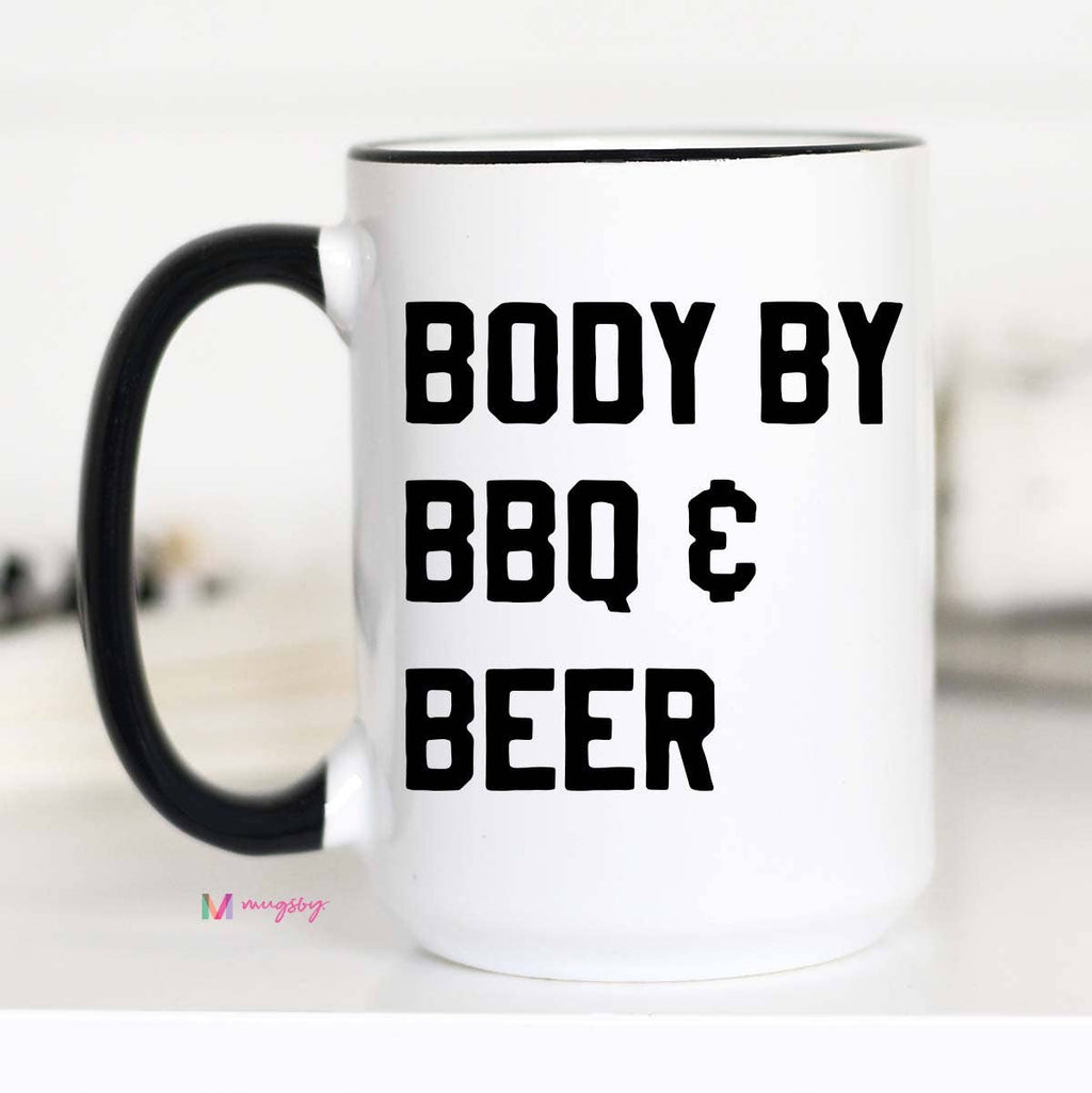Body by BBQ and Beer Mug