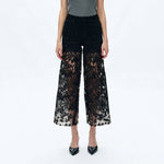 Daydream Black Denim Lace Pants