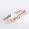 Sweet Bow Faux Leather Belt