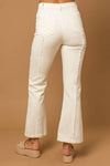 Frayed Hem Flare Jeans