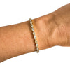 Semi Precious Pave Gold Filled Adjustable Bracelets