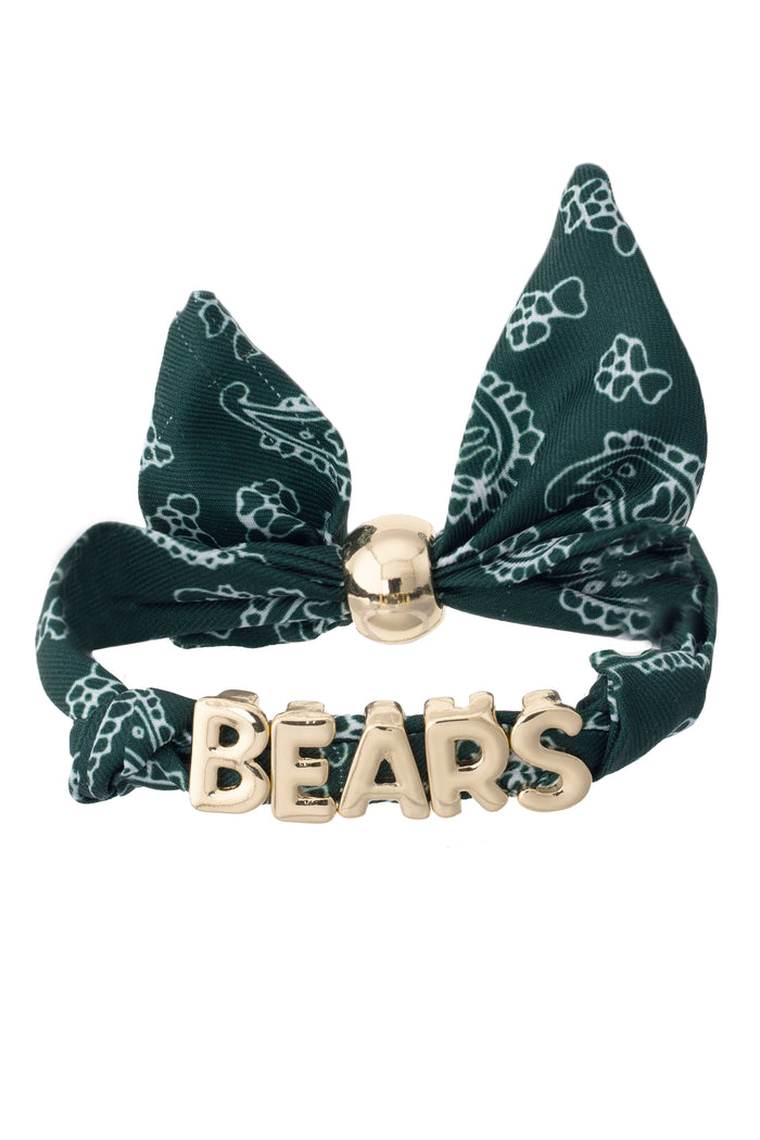 Baylor Bears Bandana Slider Bracelet
