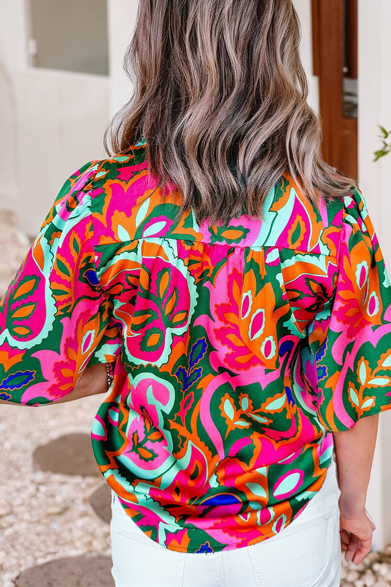 Palm Parade Blouse