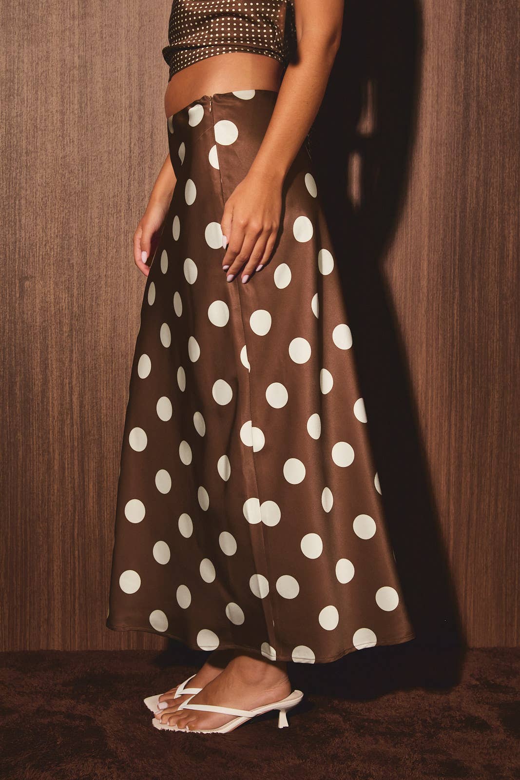 Chocolate Kisses Maxi Skirt