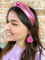 Pink Metallic Headband