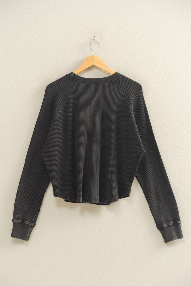 The Everyday Waffle Henley
