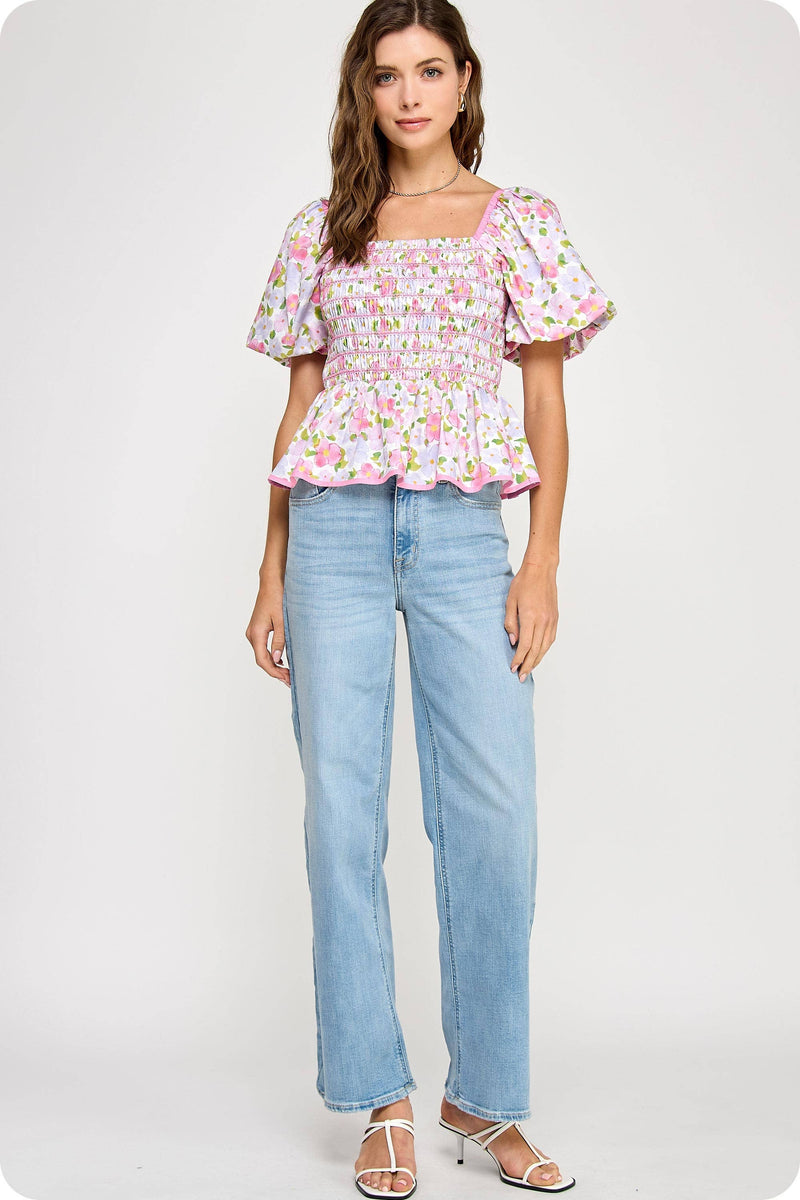 Bloom & Stitch Peplum Top