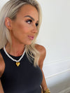 The Sofia Heart Pearl Necklace