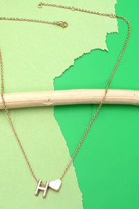 Heartfelt Initial Pendant Necklace