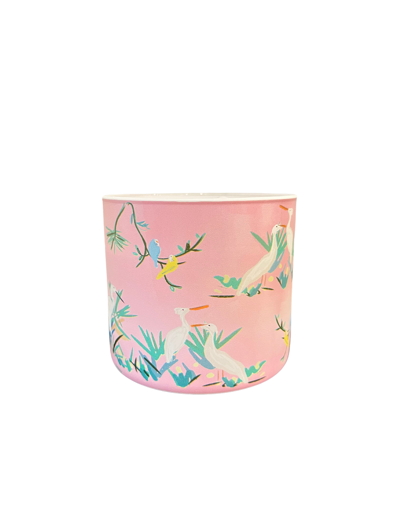 Palm Beach White Bird Candle