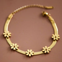 Golden Daisy Drift Bracelet