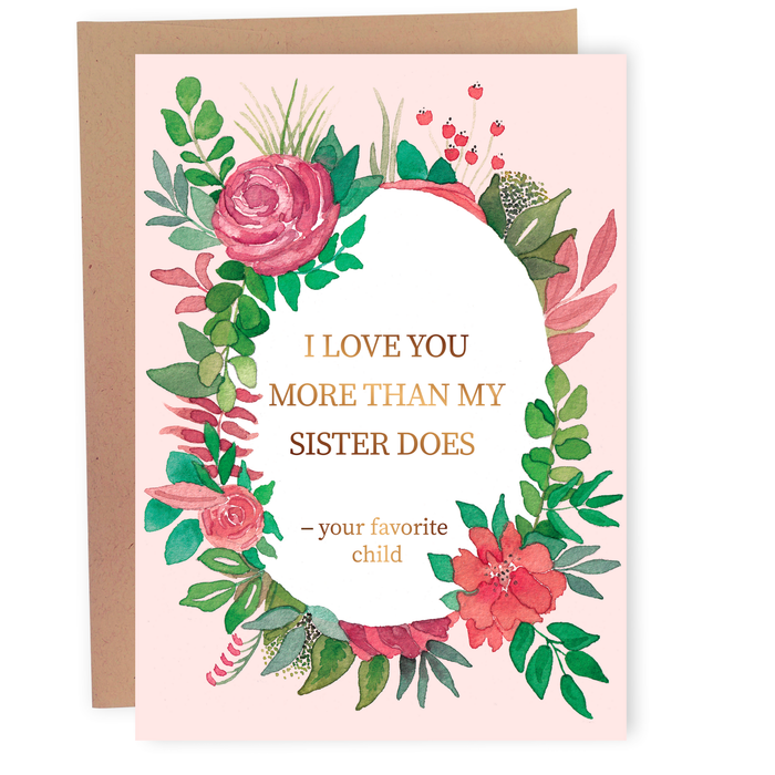 More Than My Sister Does