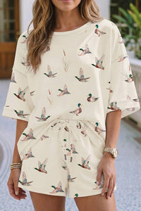 High Waist Mallard Duck Lounge Set