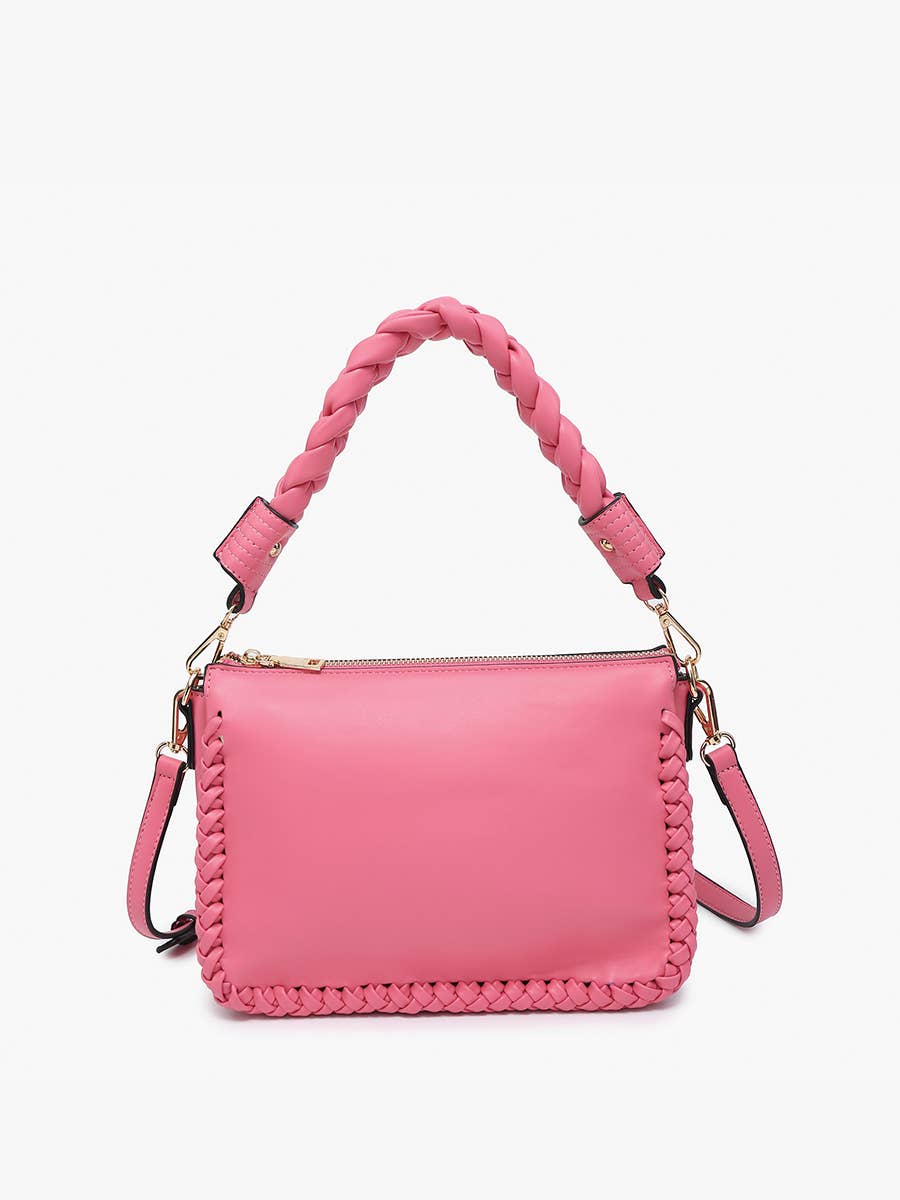 Judith Whipstitch Trim Shoulder Bag