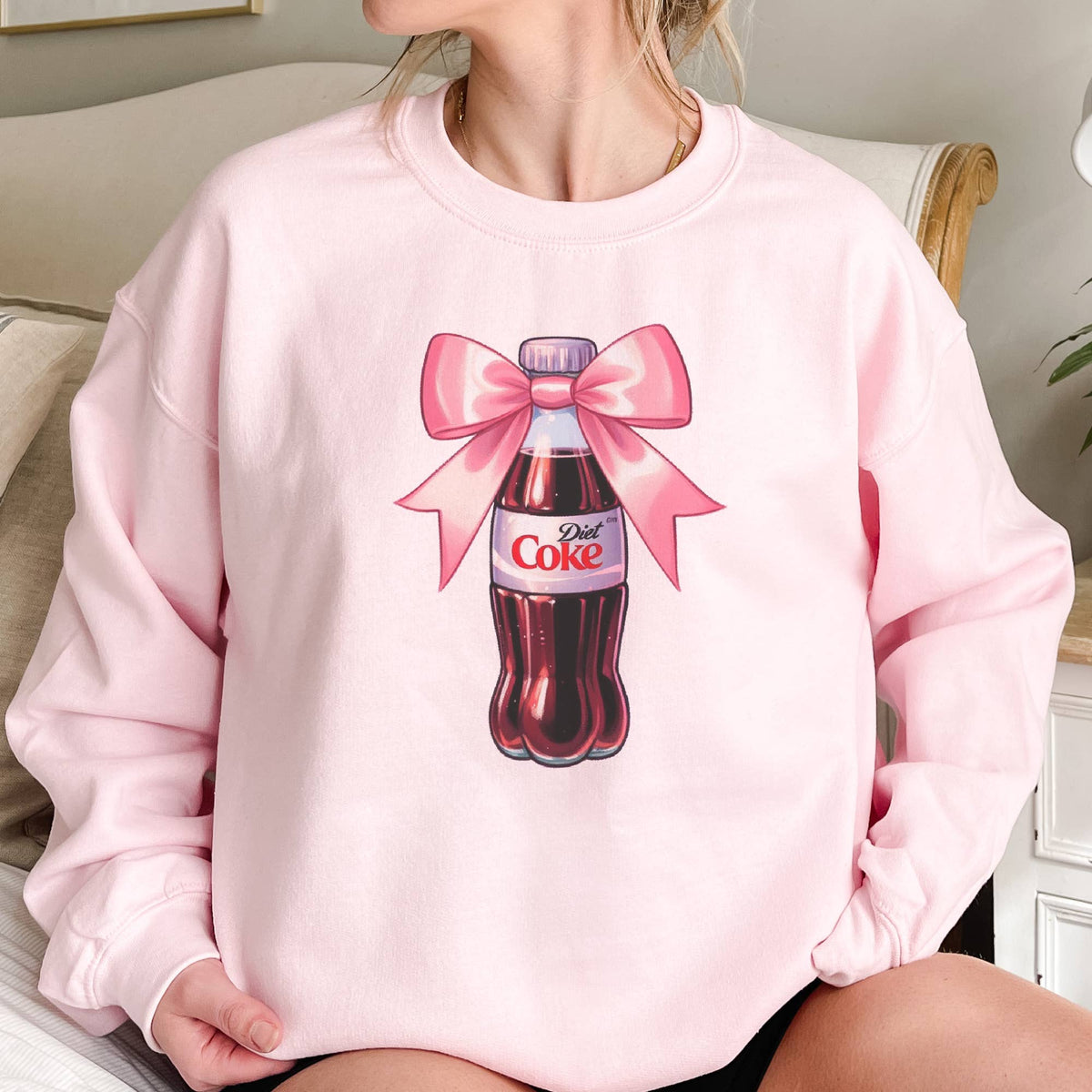 Coquette Diet Coke Sublimation Sweatshirt