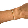 Semi Precious Pave Gold Filled Adjustable Bracelets