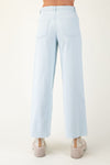 Madelyn Cropped Pants - Snow Blue