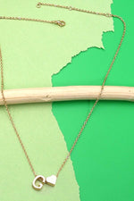 Heartfelt Initial Pendant Necklace