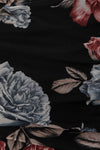 Fleur Noir Mesh Maxi Dress