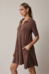 Merlot Moments Polo Dress