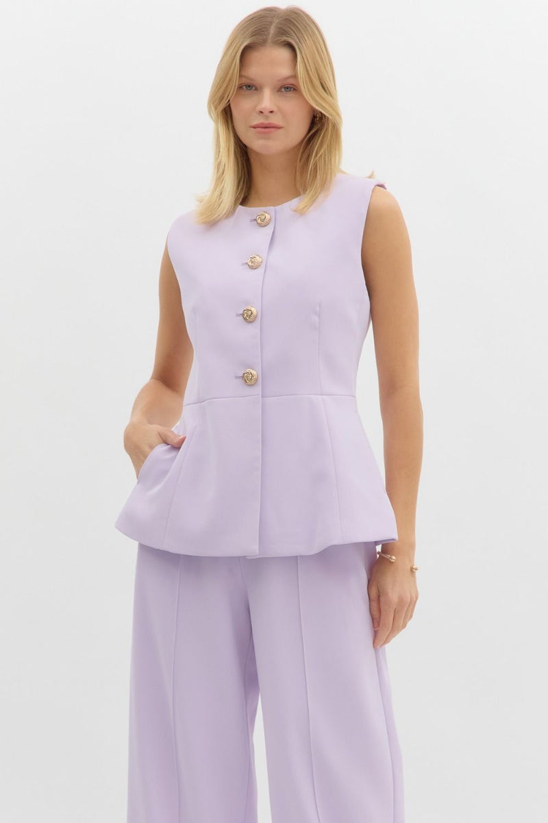 Lilac Elegance Vest