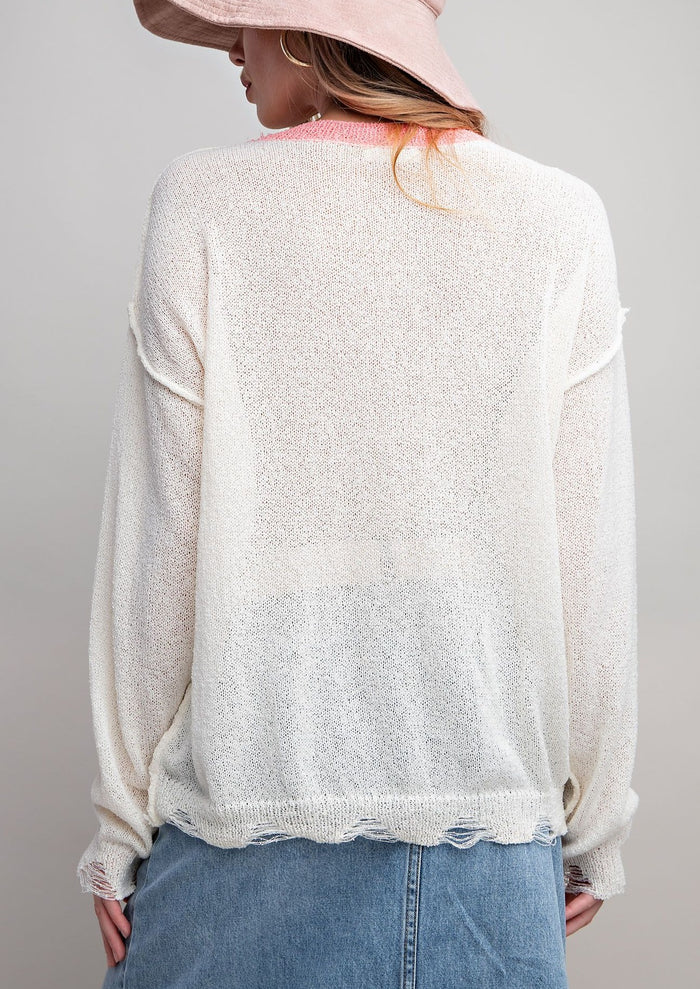 Heart Eyes For You Knit Sweater
