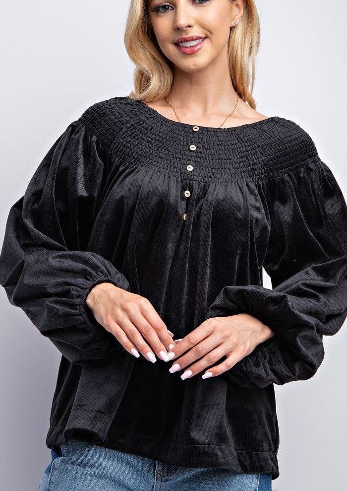 True To You Velvet Top