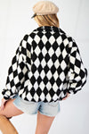 Argyle Sherpa Jacket