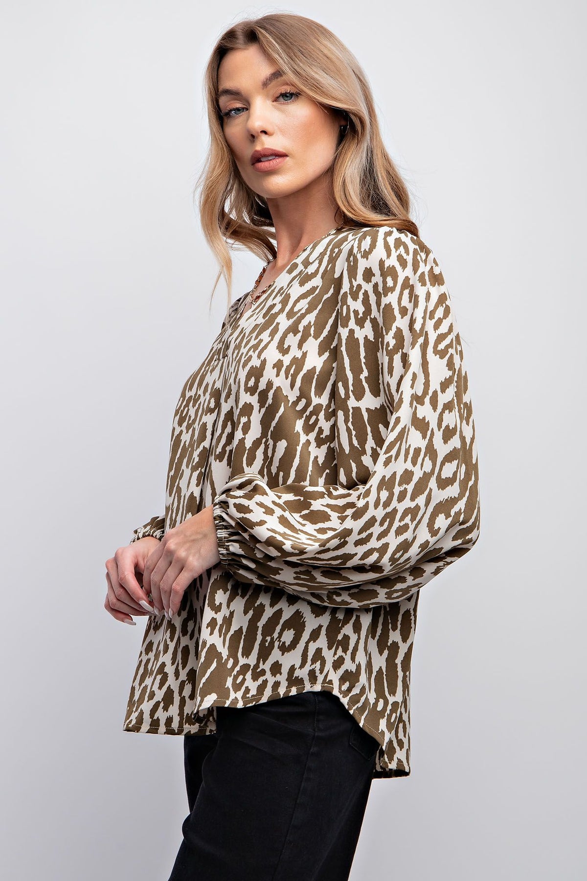 Clarkson Leopard Blouse