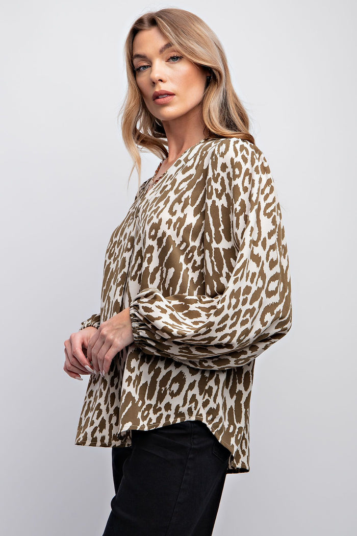 Clarkson Leopard Blouse