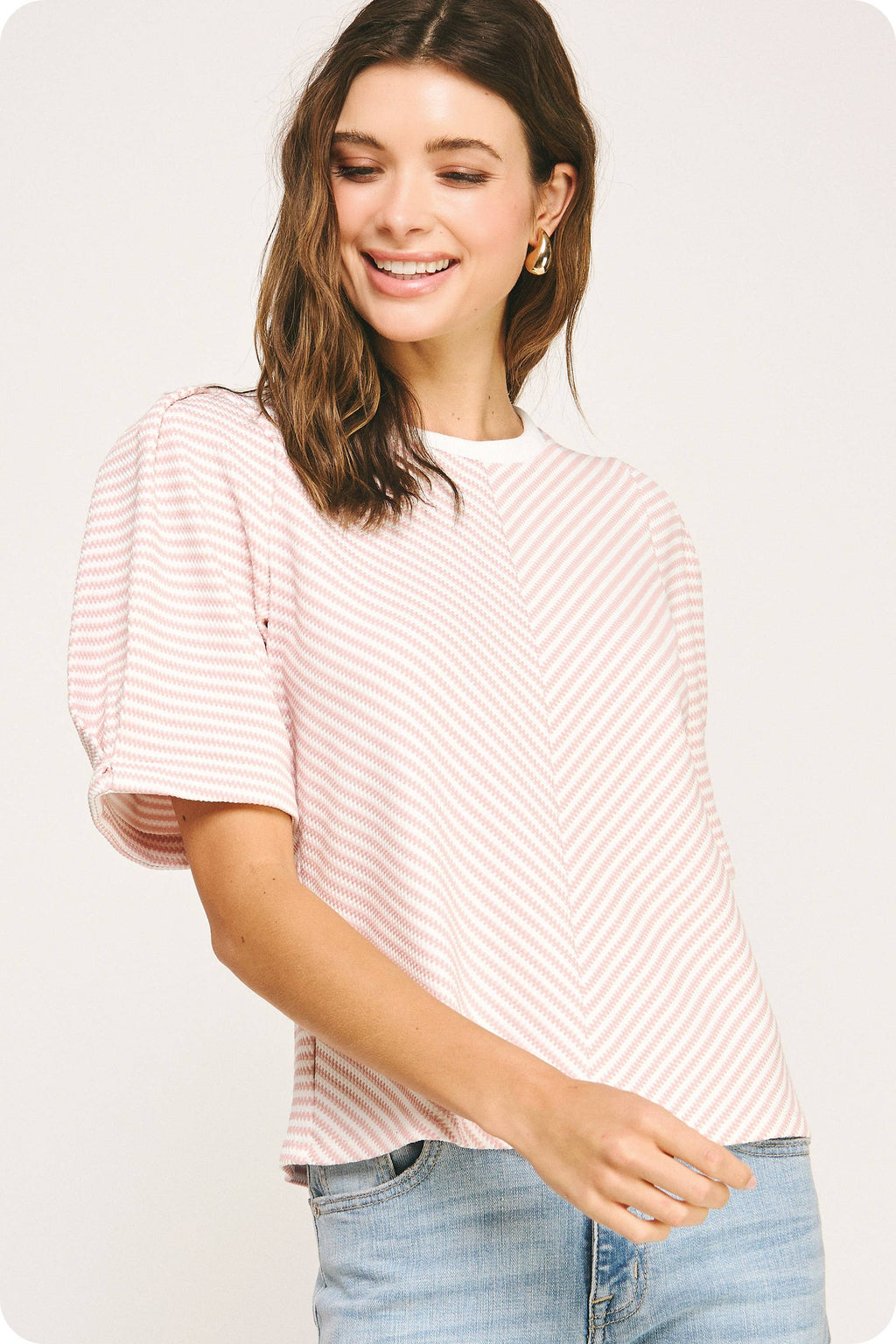 Power Play Puff Knit Top