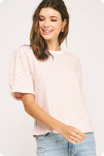 Power Play Puff Knit Top