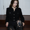 Daydream Black Denim Lace Pants