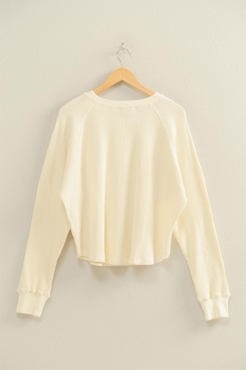 The Everyday Waffle Henley
