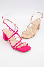 Eliza Strappy Block Heel