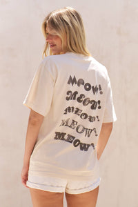 Meow or Never Oversized Tee