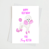 Fancy B Card