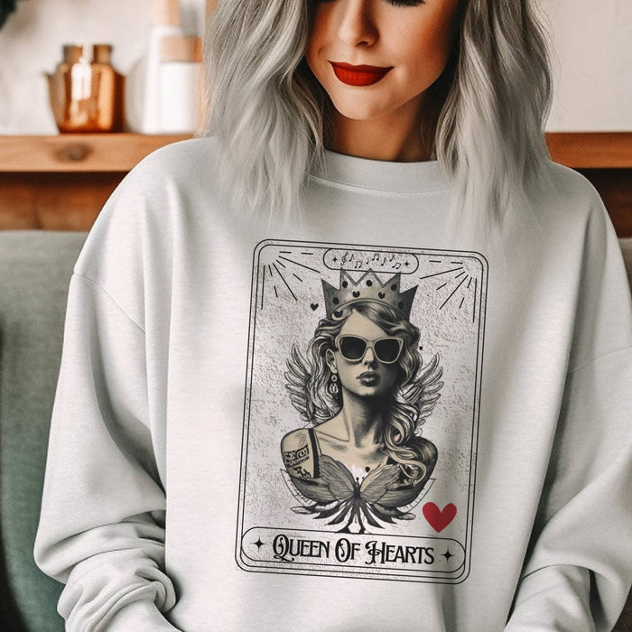 Taylor Queen of Hearts Concert Graphic Sweatshirt