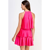 Twirl Me Pretty Satin Dress